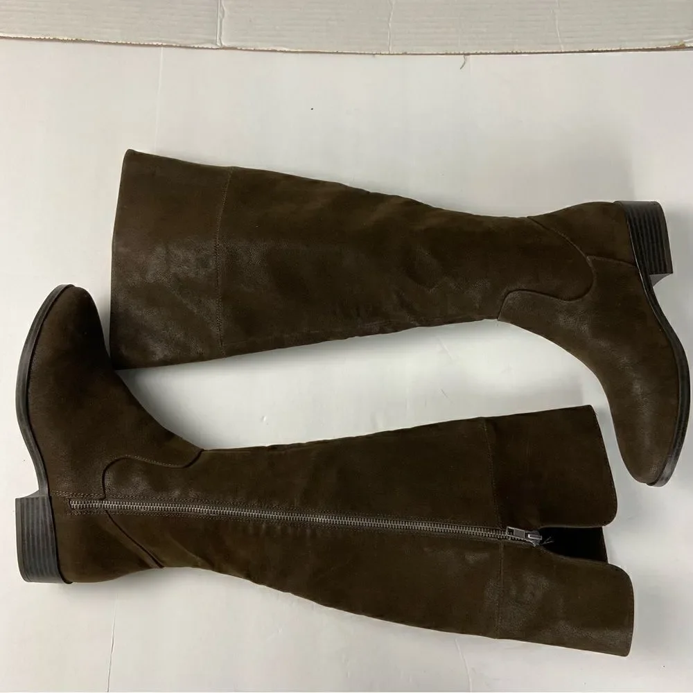Mia Knee Boots‎ Carsyn Espresso Brown Minimalist Equestrian Boho Riding Boot 7.5